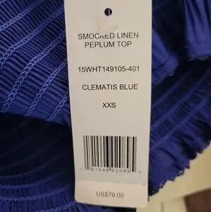 Haut Péplum BEBE Color Block - Taille L - Neuf Avec étiquettes (NWT)
